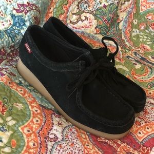 Women’s Black Suede Clark’s